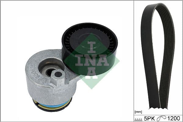Set curea transmisie cu caneluri Schaeffler INA 529 0511 10