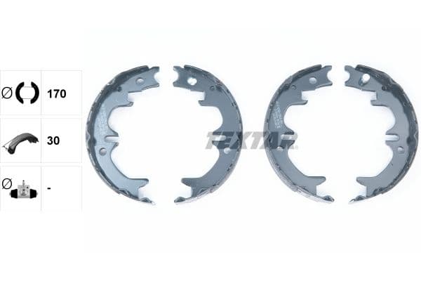 Set saboti frana, frana de mana TEXTAR 91059400