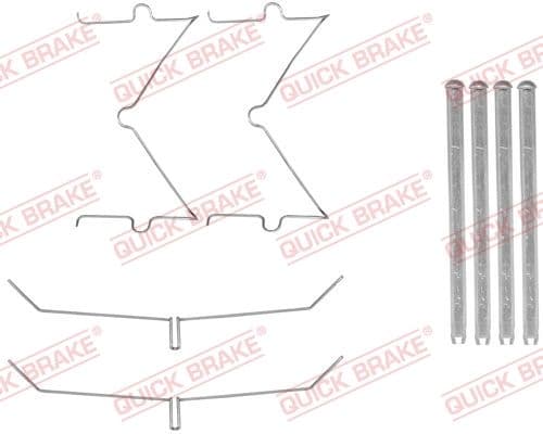 Set accesorii, placute frana QUICK BRAKE 109-1885