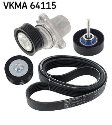 Set curea transmisie cu caneluri SKF VKMA 64115