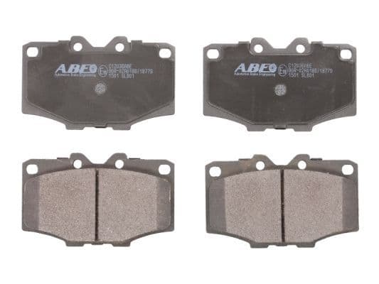 set placute frana,frana disc ABE C12036ABE