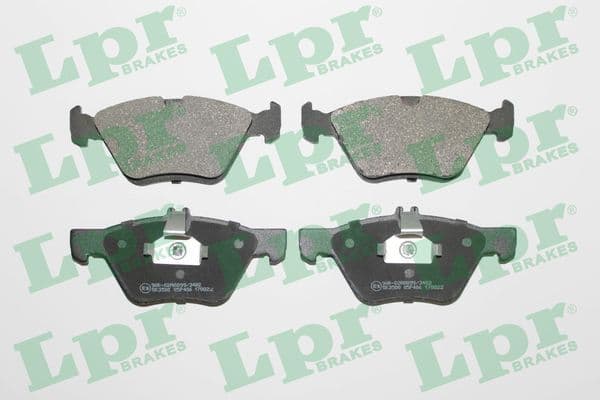 set placute frana,frana disc LPR 05P406
