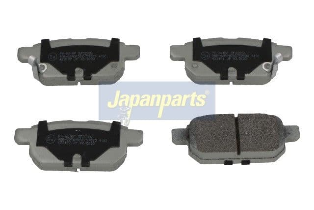 set placute frana,frana disc JAPANPARTS PP-801AF