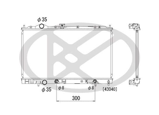 Radiator, racire motor KOYORAD PL031836