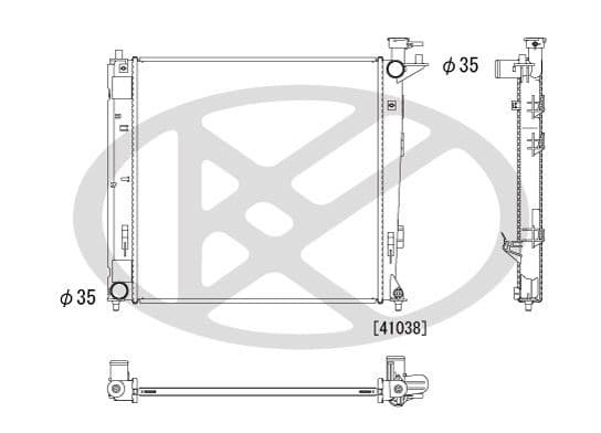 Radiator, racire motor KOYORAD PL812557