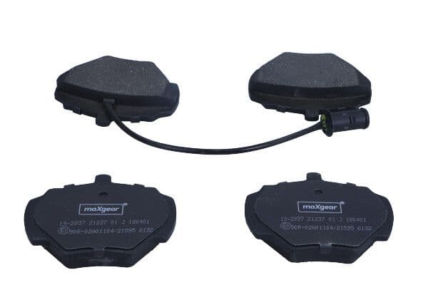 set placute frana,frana disc MAXGEAR 19-2937