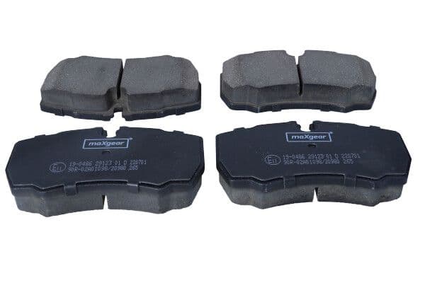 set placute frana,frana disc MAXGEAR 19-0486