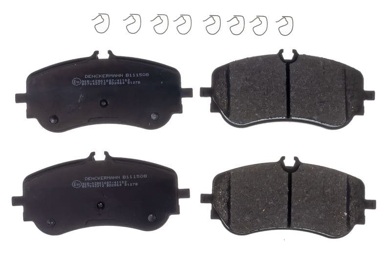 set placute frana,frana disc DENCKERMANN B111508