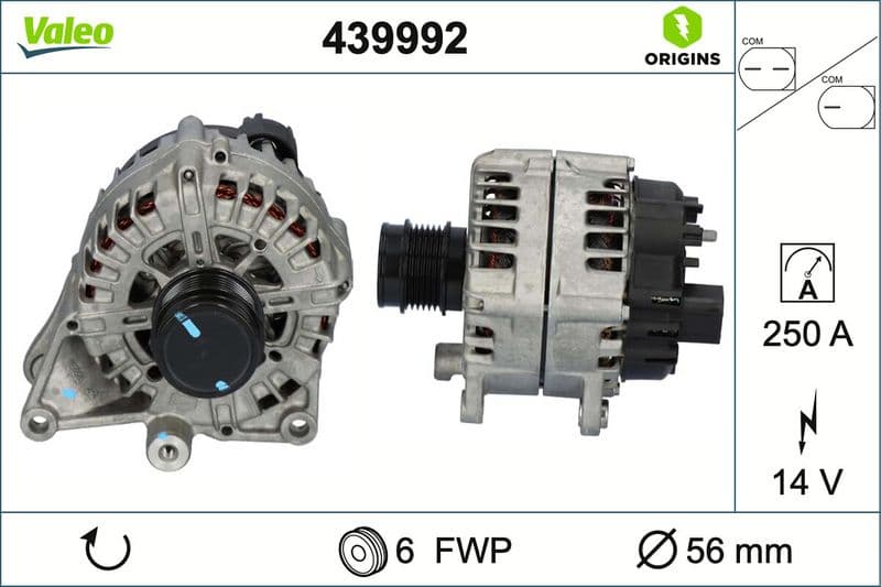 Generator / Alternator VALEO 439992