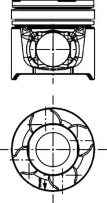 Piston KOLBENSCHMIDT 40217610