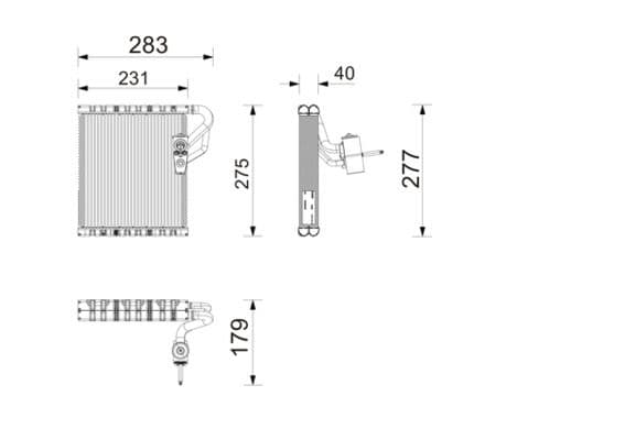 Evaporator, aer conditionat MAHLE BEHR *** PREMIUM LINE *** AE 290 000P
