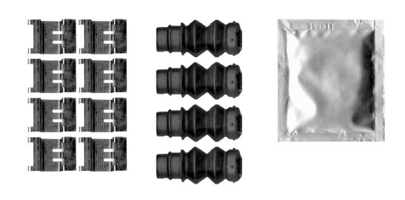 Set accesorii, placute frana BOSCH 1 987 474 803