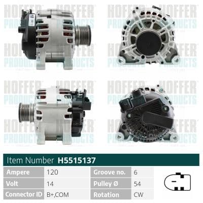 Generator / Alternator MEAT & DORIA H5515137