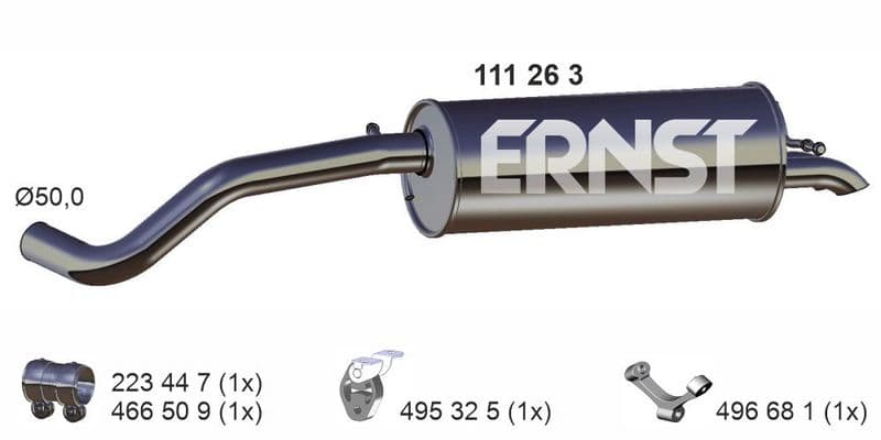 Toba esapament finala ERNST 111263