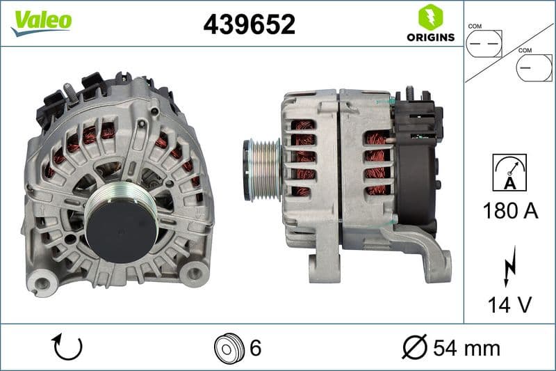 Generator / Alternator VALEO 439652