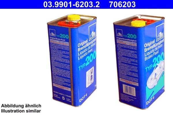 Lichid de frana ATE Type 200 New Racing 03.9901-6203.2