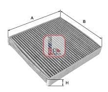 Filtru, aer habitaclu SOFIMA S 4224 CA