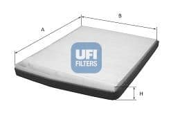 Filtru, aer habitaclu UFI 53.205.00