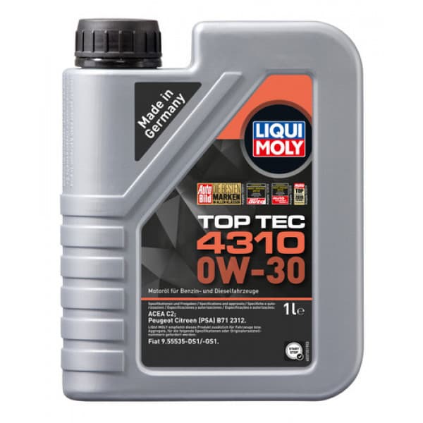 Ulei de motor LIQUI MOLY Top Tec 4310 0W-30 1L