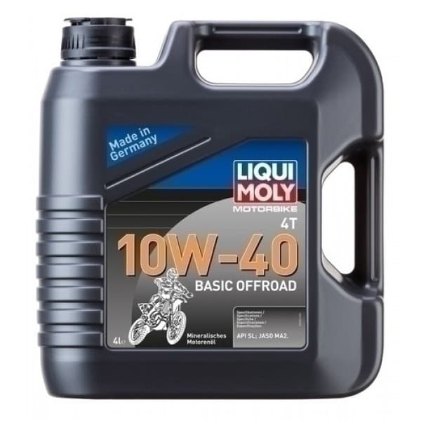 Ulei de motor LIQUI MOLY Motorbike 4T 10W-40 Basic Offroad 4L