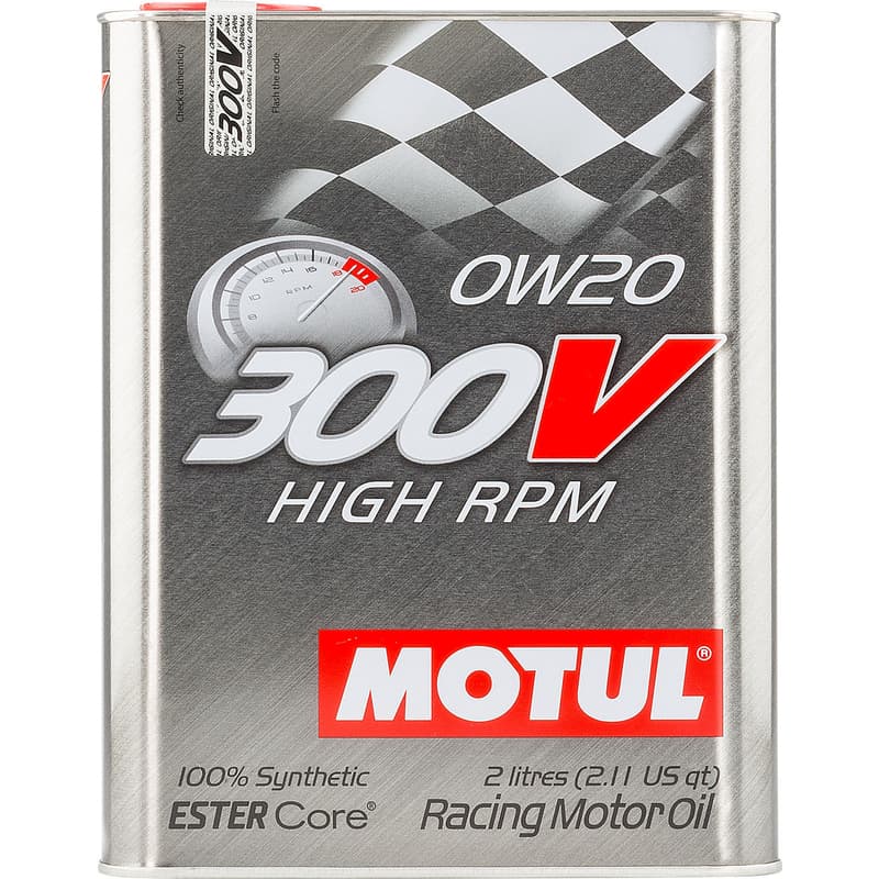 Ulei de motor MOTUL 300V High RPM 0W-20 2L
