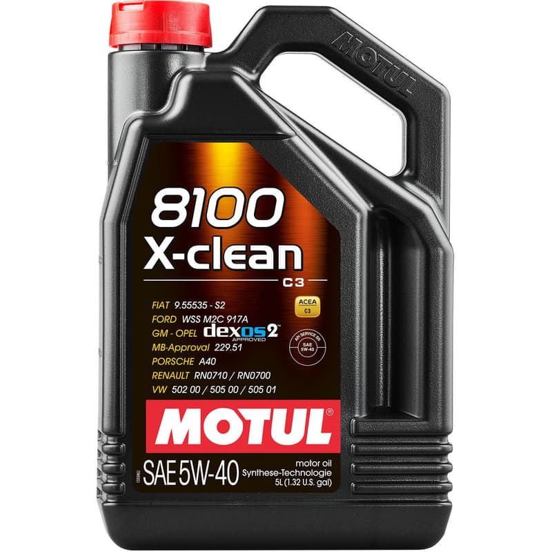 Ulei de motor MOTUL 8100 X-CLEAN 5W-40 5L