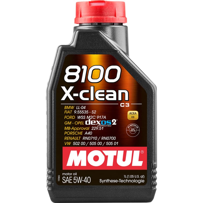 Ulei de motor MOTUL 8100 X-CLEAN 5W-40 1L
