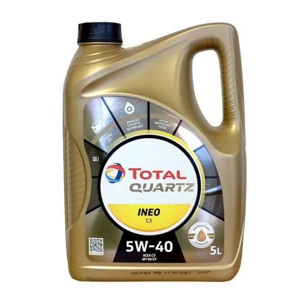 Ulei de motor TOTAL Quartz Ineo C3 5W-40 5L