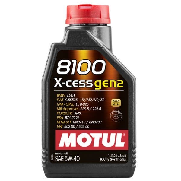 Ulei de motor MOTUL 8100 X-Cess gen2 5W-40 1L