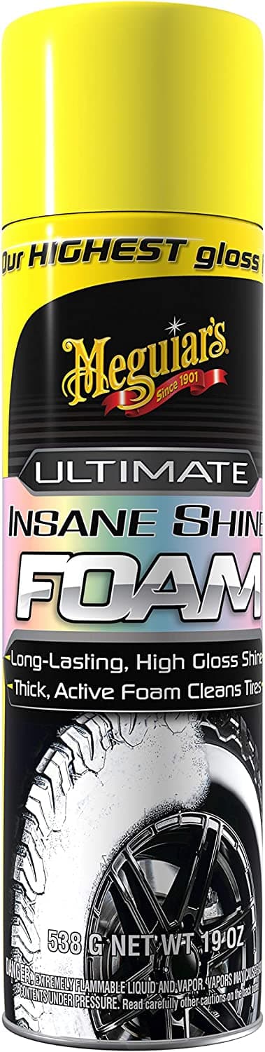 Spray cu spuma pentru luciu anvelope MEGUIAR`S Ultimate Insane Shine Foam 538g