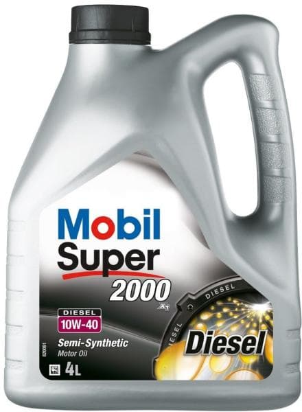 Ulei de motor MOBIL Super 2000 X1 Diesel 10W-40 4L