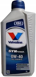 Ulei de motor VALVOLINE SynPower 0W-40 1L