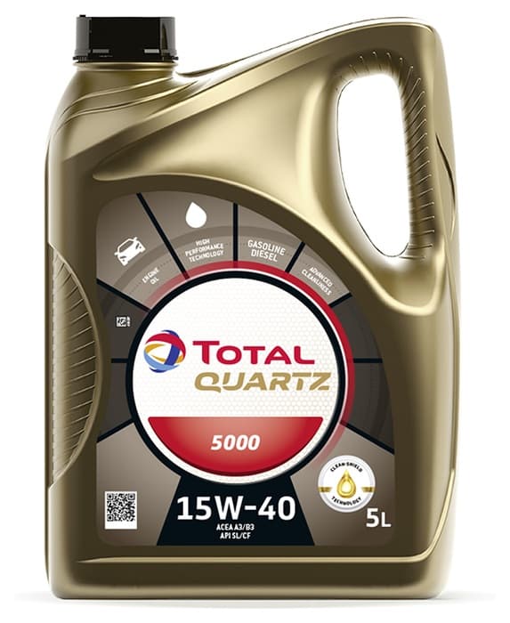Ulei de motor TOTAL Quartz Energy 5000 15W-40 5L