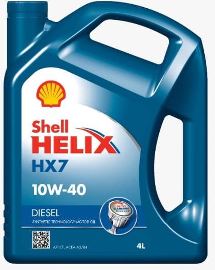 Ulei de motor SHELL Helix HX7 Diesel 10W-40 4L