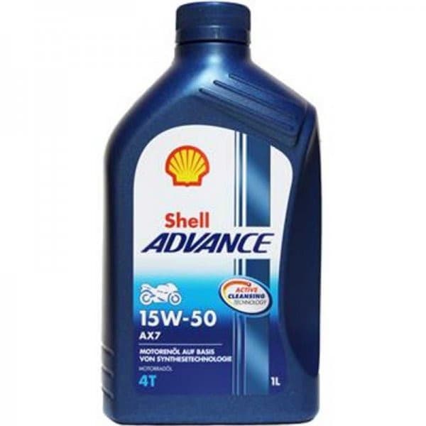 Ulei de motor SHELL Advance 4T AX7 15W-50 1L