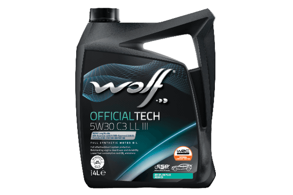 Ulei de motor WOLF Officialtech 5W-30 C3 LL III 4L