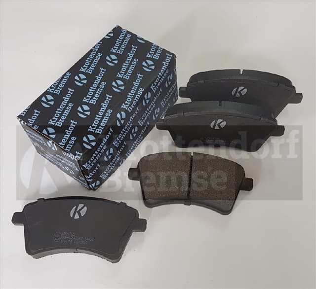 set placute frana,frana disc KROTTENDORF KRO1785