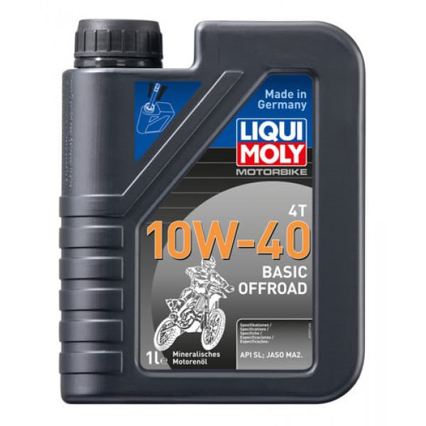 Ulei de motor LIQUI MOLY Motorbike 4T 10W-40 Basic Offroad 1L