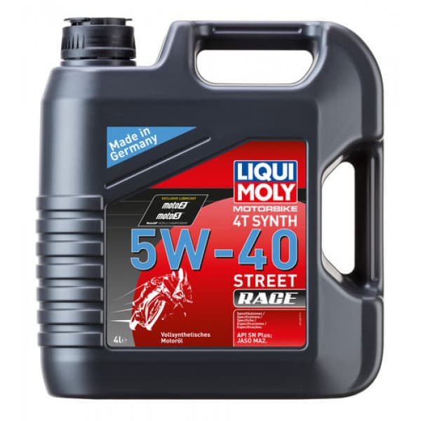 Ulei de motor LIQUI MOLY Motorbike 4T 5W-40 Street Race 4L