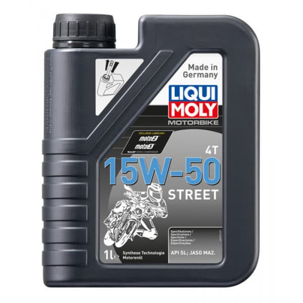 Ulei de motor LIQUI MOLY Motorbike 4T 15W-50 Street 1L