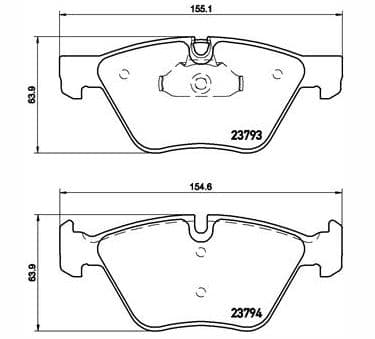 set placute frana,frana disc KRIEGER 0950006059