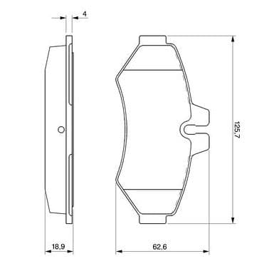 set placute frana,frana disc KRIEGER 0950006073