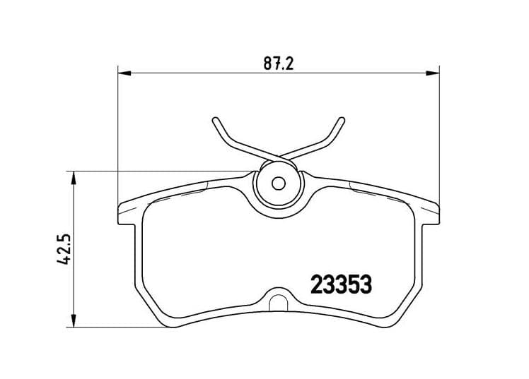 set placute frana,frana disc KRIEGER 0950006022