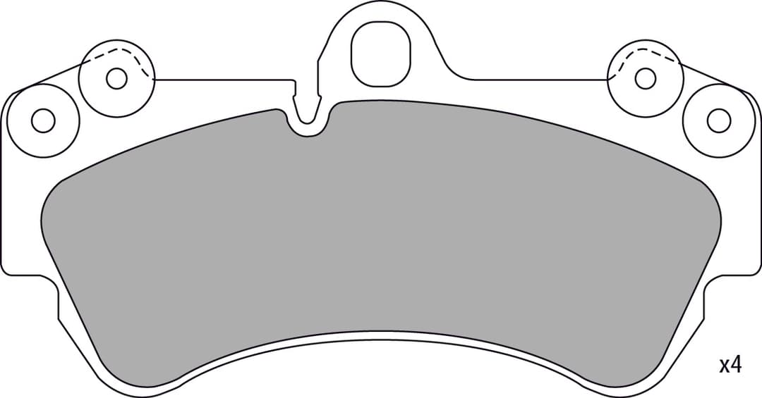 set placute frana,frana disc KRIEGER 0950006382
