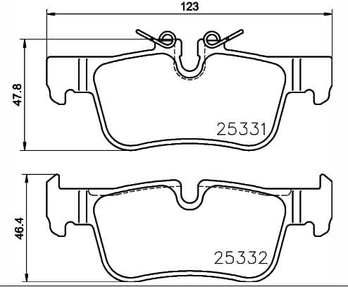 set placute frana,frana disc KRIEGER 0950006577