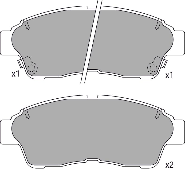 set placute frana,frana disc KRIEGER 0950006390