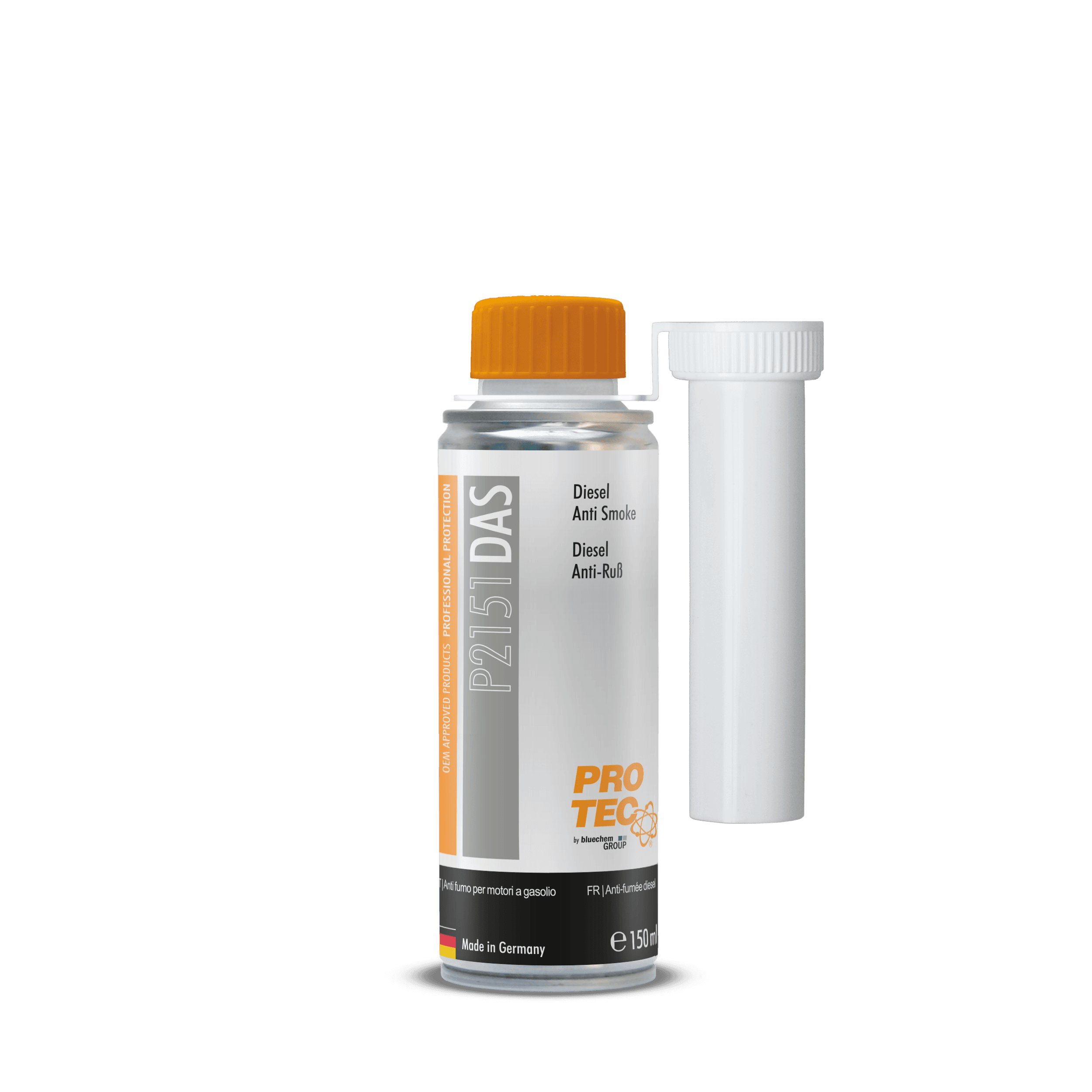 Solutie tratament antifum pentru motoarele diesel PROTEC 150ml