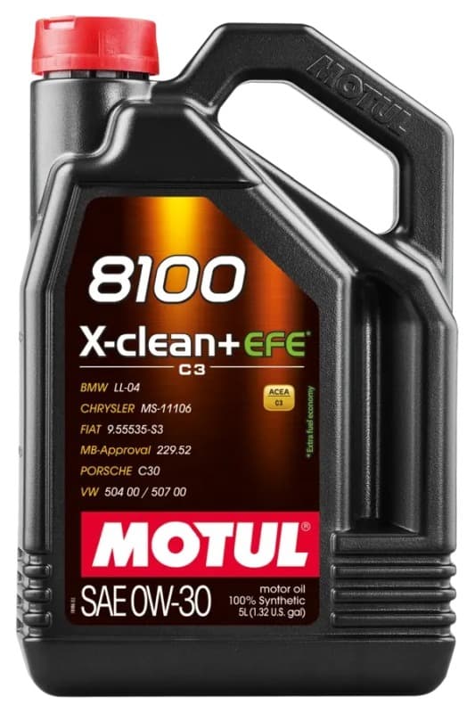 Ulei de motor MOTUL 8100 X-CLEAN+ EFE 0W-30 5L
