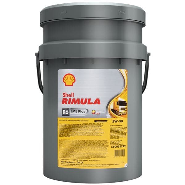 Ulei de motor SHELL Rimula R6 LME Plus 5W-30 20L