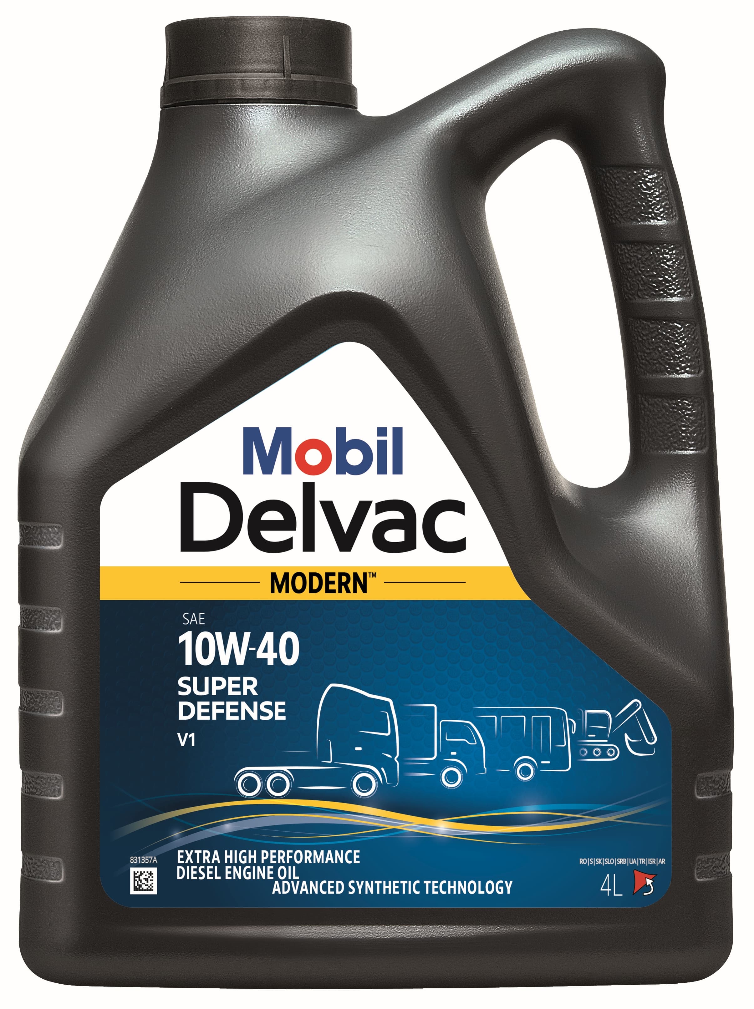 Ulei de motor Mobil Delvac Modern 10W-40 Super Defense V1 4L